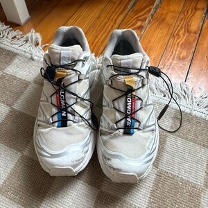 Salomon XT-6 Gore-Tex Soft Ground Beige White Sneakers W 6 / EU 37.5